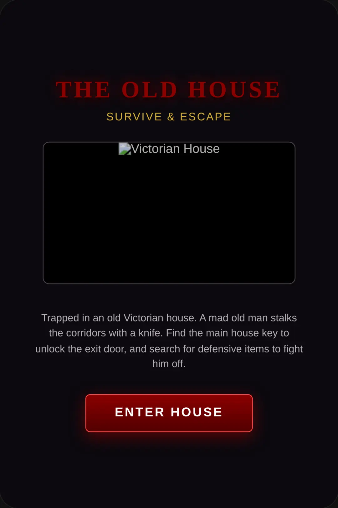 Horror House: Escape the Old Man cover