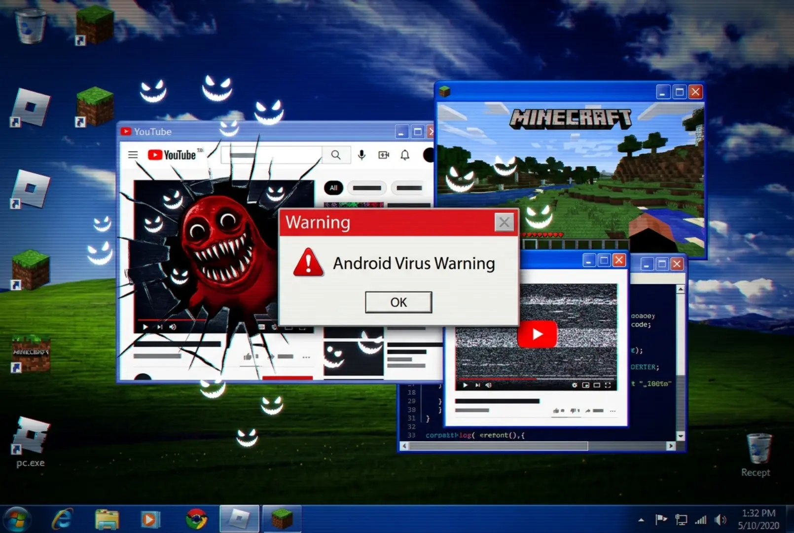 You are an idiot hahaha pc.exe