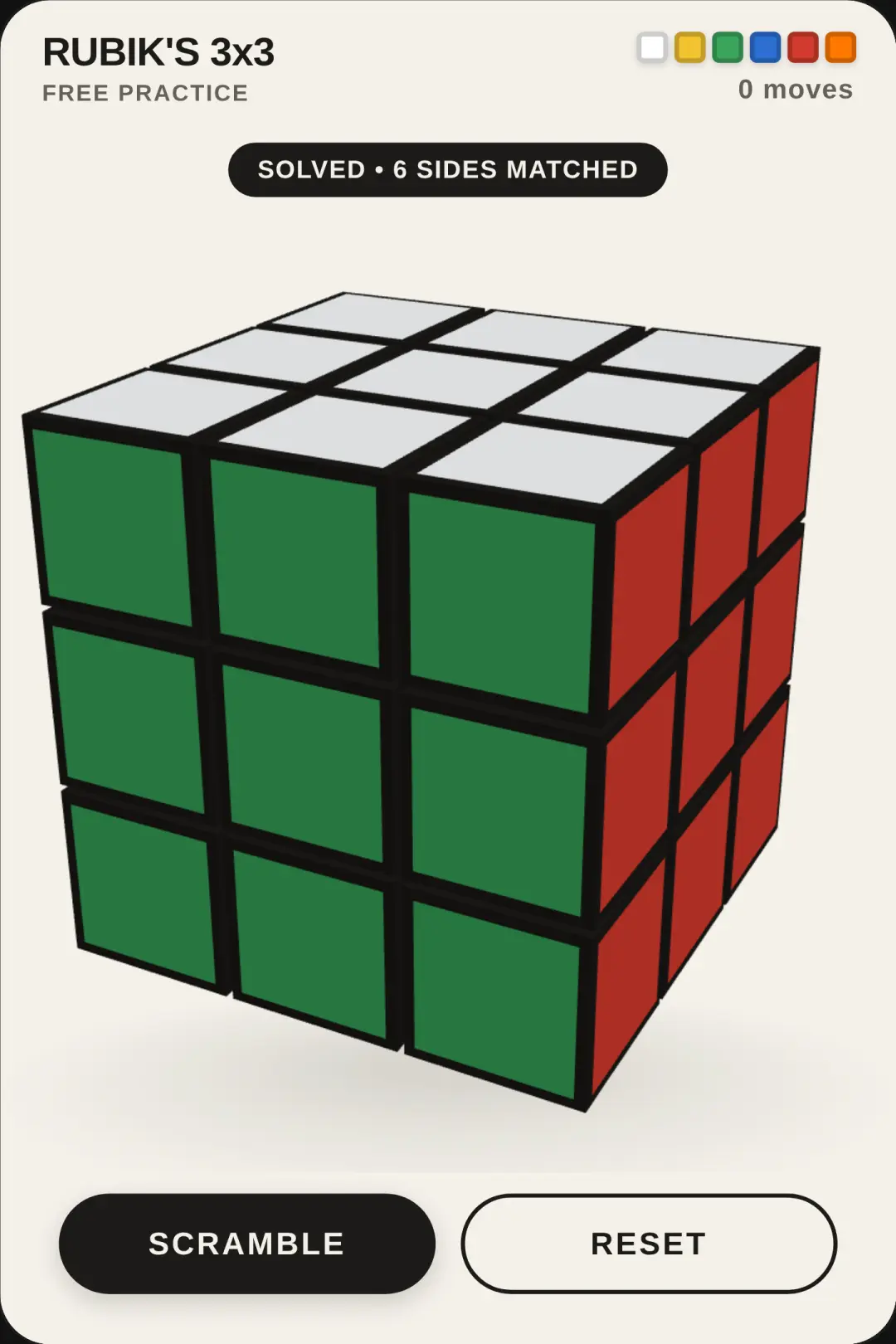 Rubik's 3x3 cover