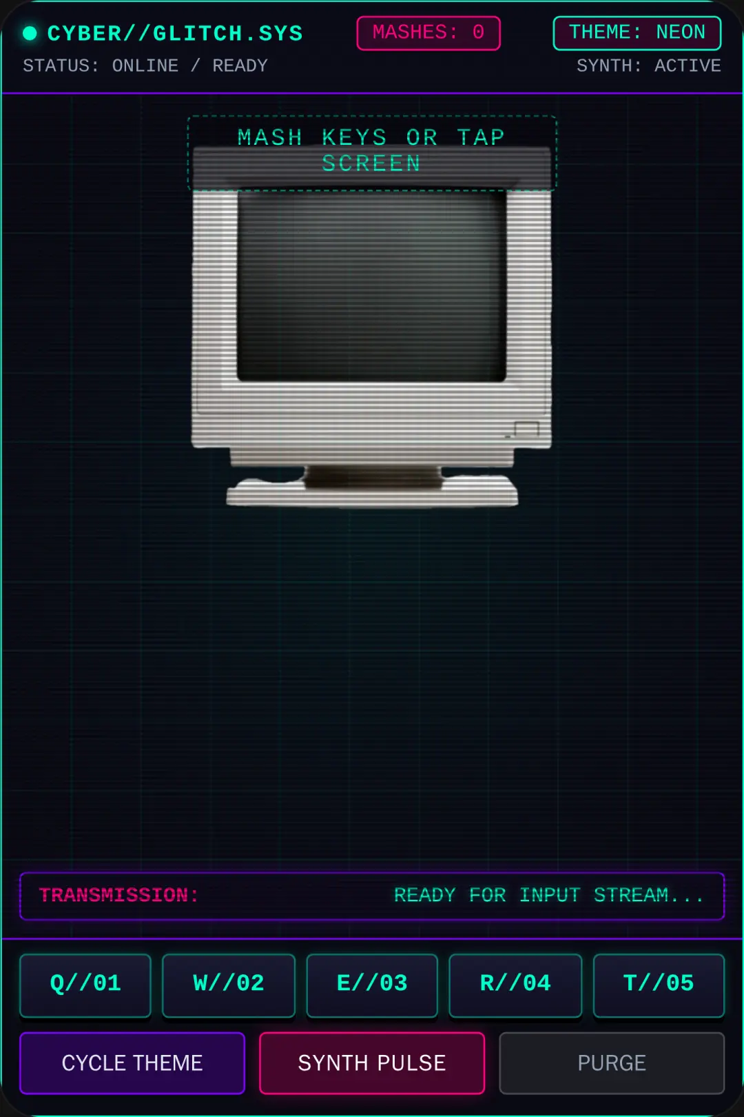 Cyber Glitch Terminal cover