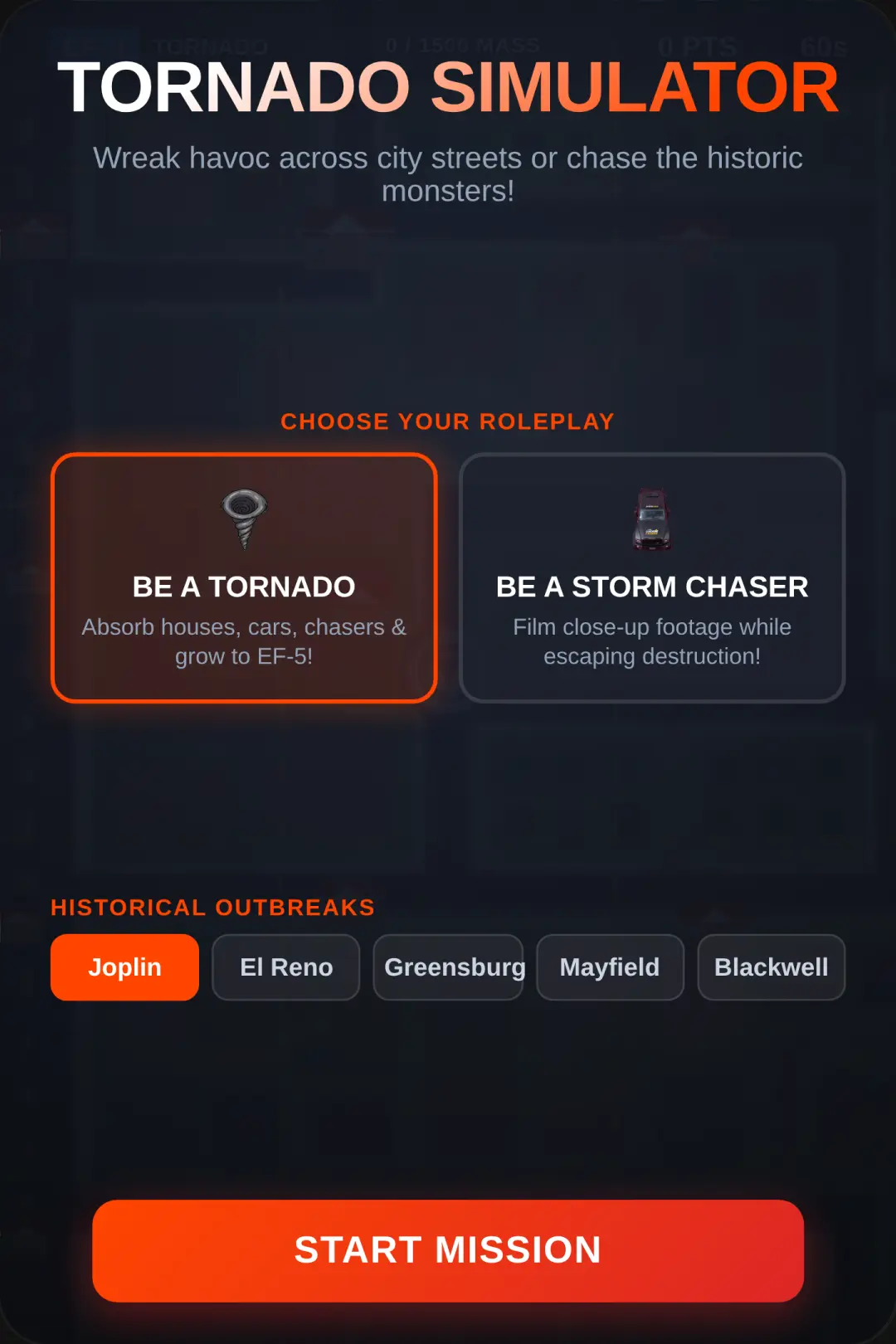 Tornado Simulator: Storm Chasers & Historical Outbreaks cover