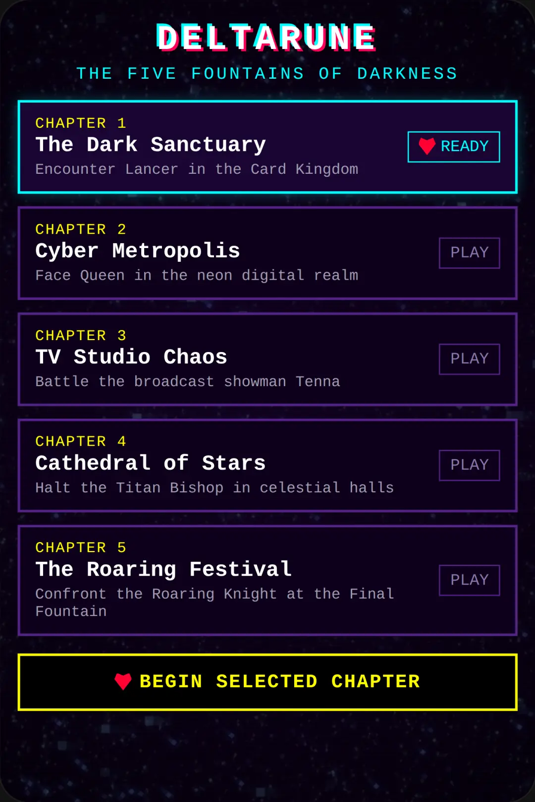 DELTARUNE: THE FIVE FOUNTAINS cover