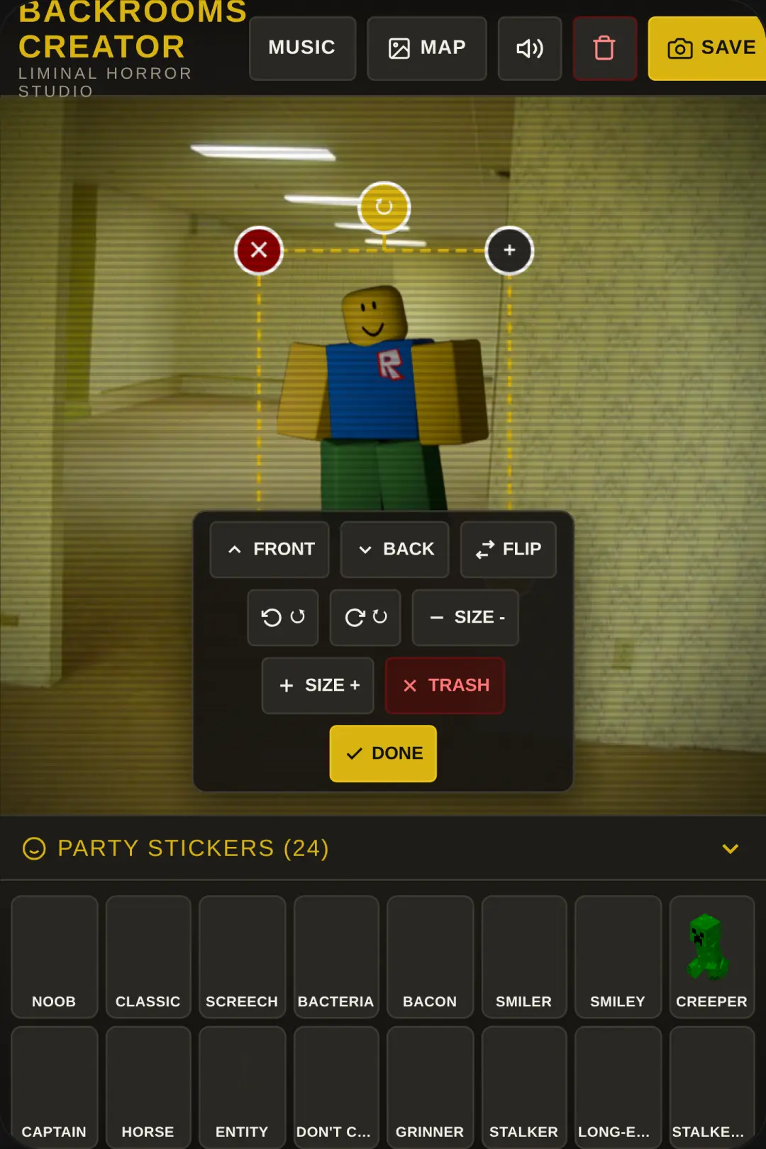 Backrooms Scene Creator cover
