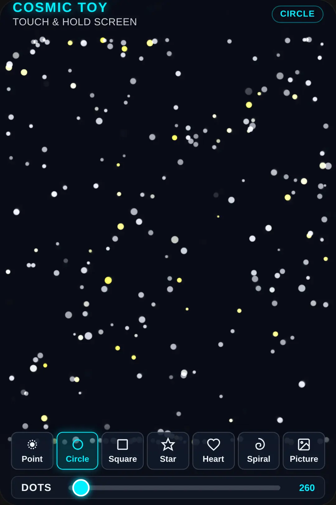 Neon Cosmic Particles cover
