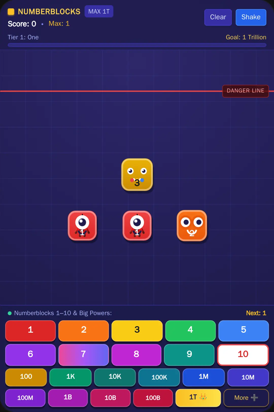 Numberblocks 1 to 1 Trillion cover