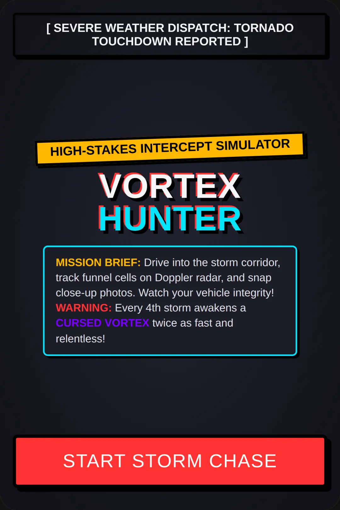 Vortex Hunter: Storm Chaser cover