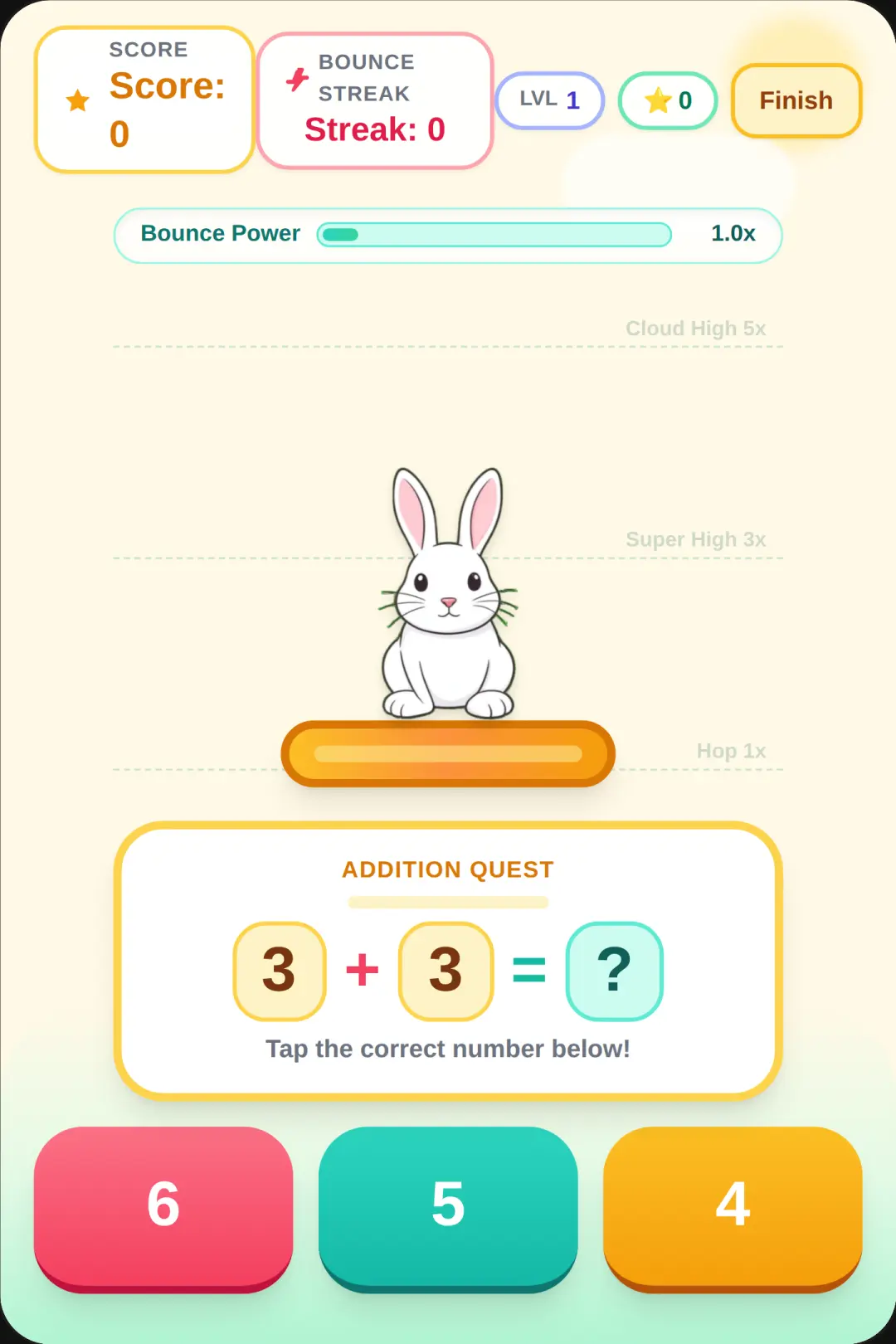 Math Bunny Bounce cover
