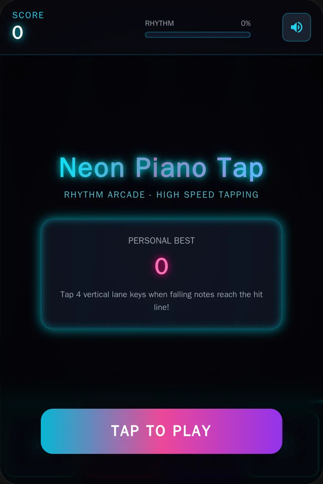 Neon Piano Tap cover