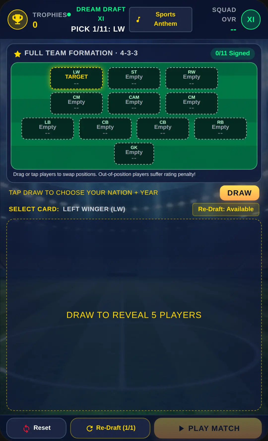 Dream Draft XI - Epic Football Card Battle cover