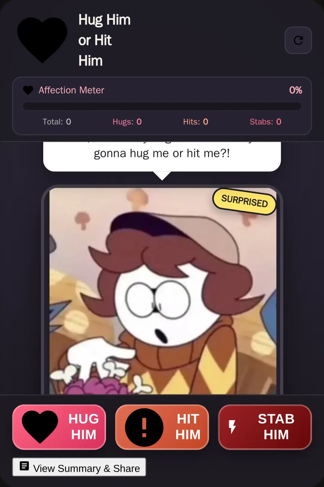 Hug Him or Hit Him cover