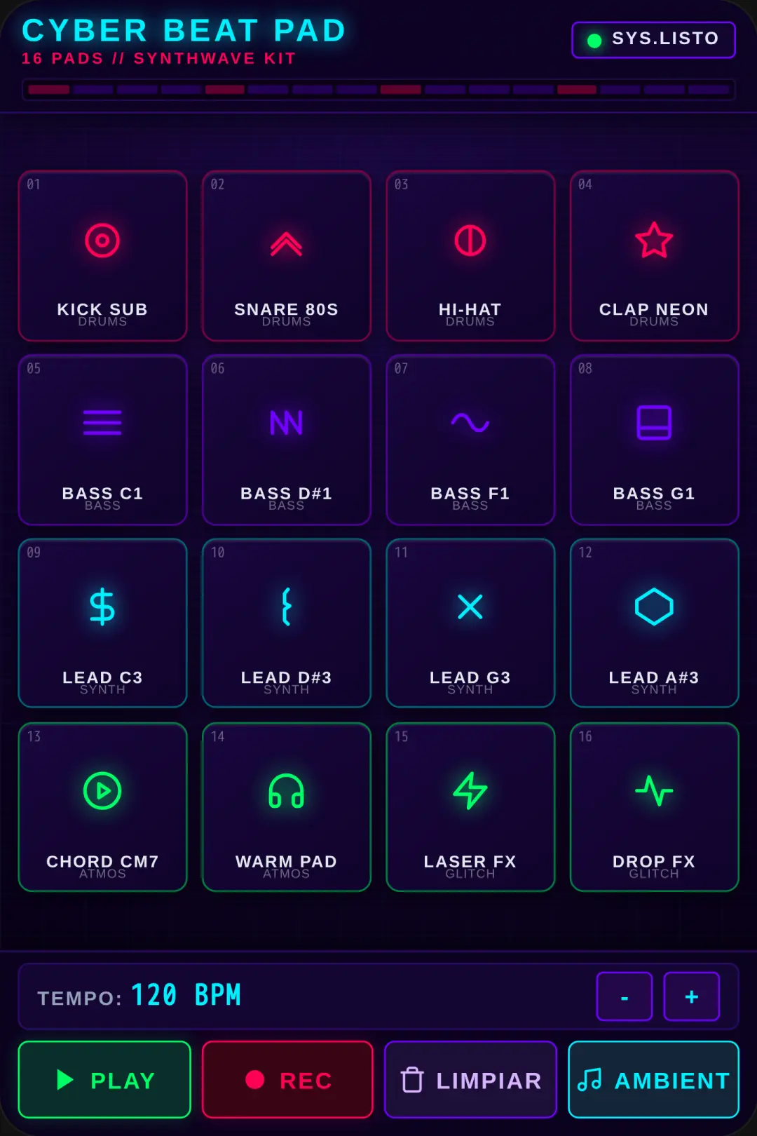 CYBERPUNK BEAT PAD cover