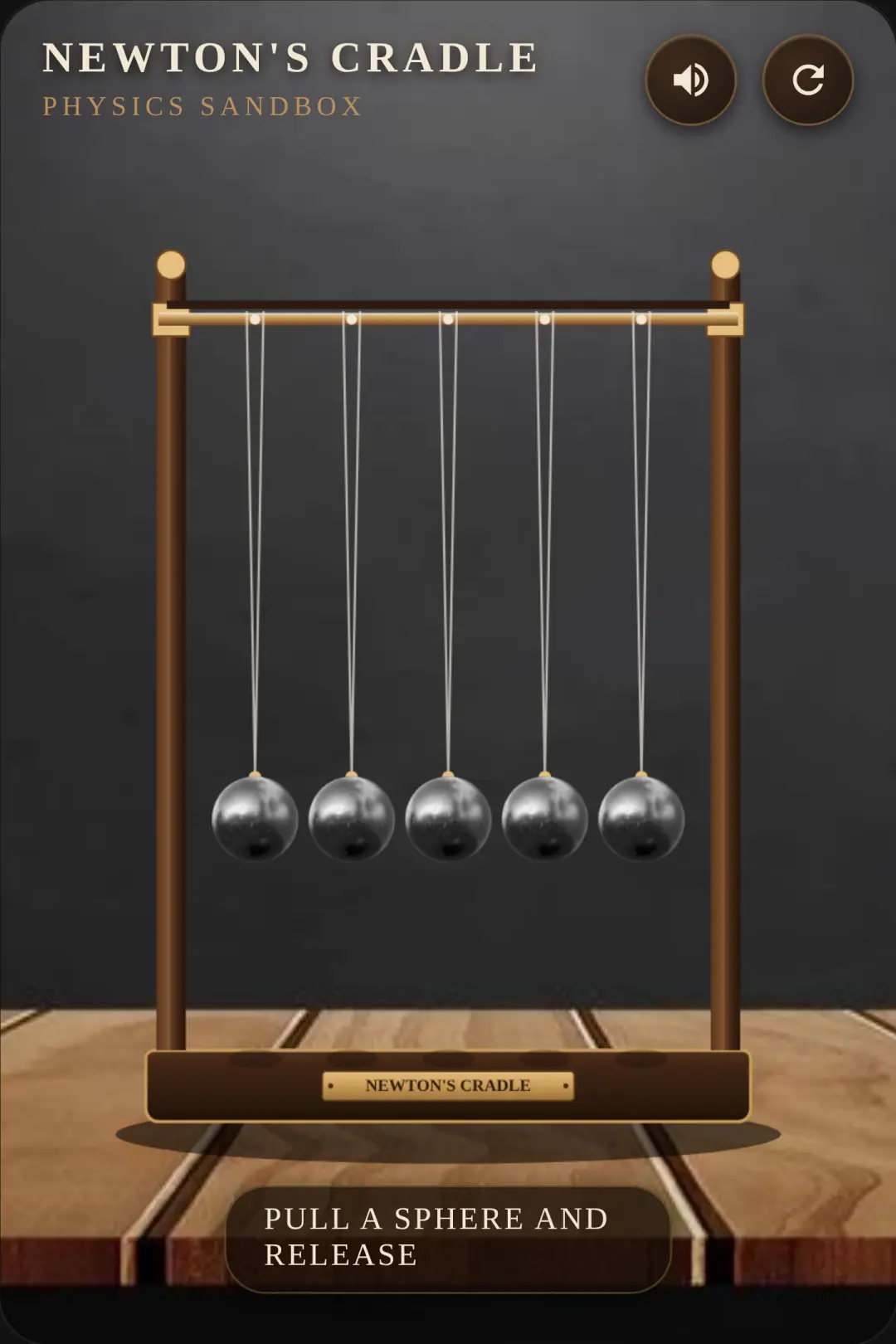 Newton's Cradle Physics Sandbox cover