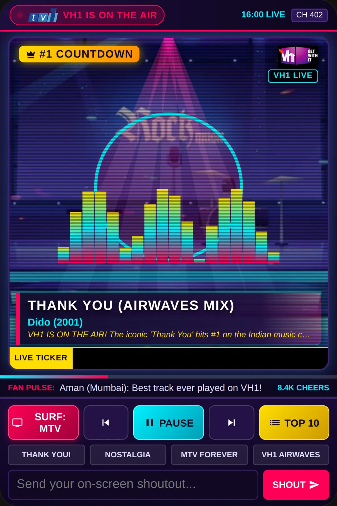 VH1 & MTV India - Top 1 Music Countdown cover