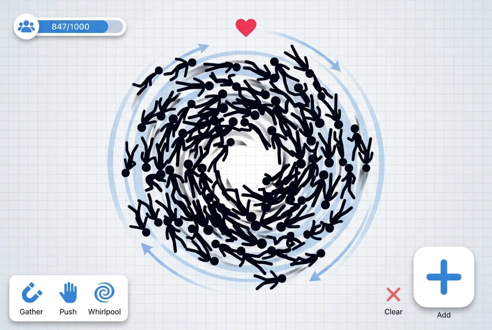 Stickman Swarm Sandbox