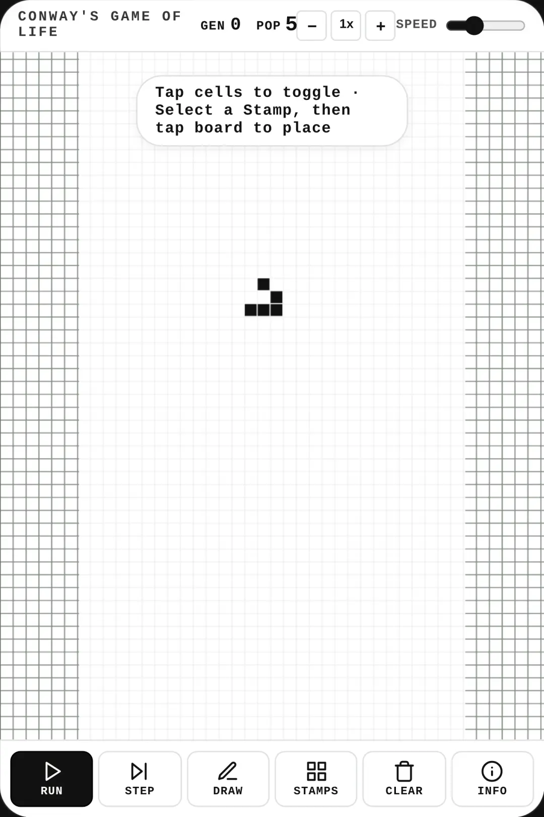 Conway's Game of Life cover