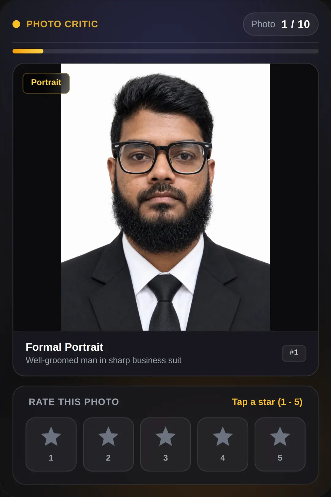 Photo Critic - Rate 1 to 5 cover