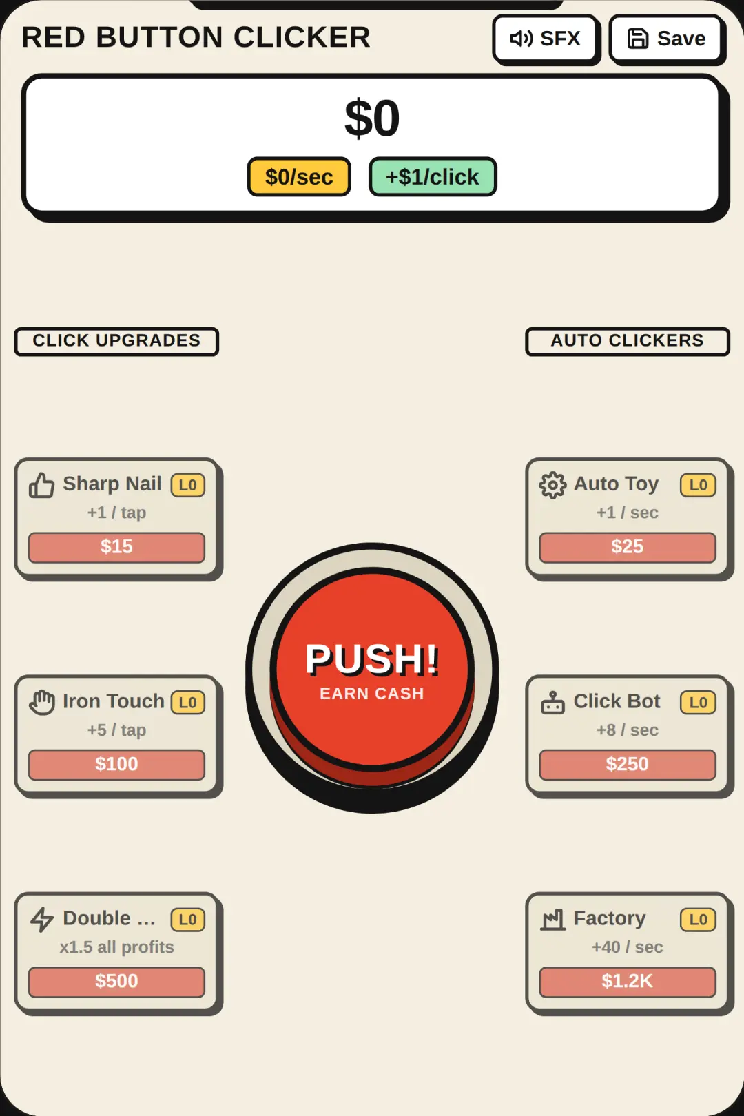 Red Button Clicker cover