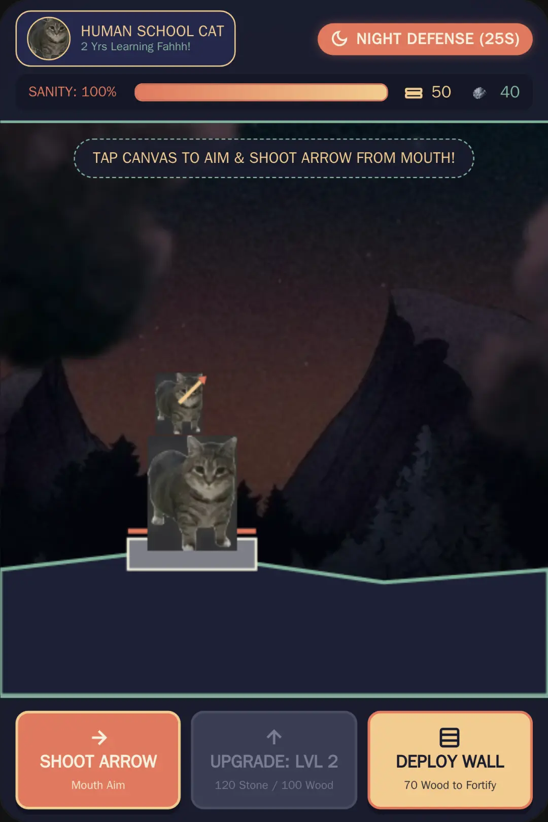 Cat Night in Tower cover