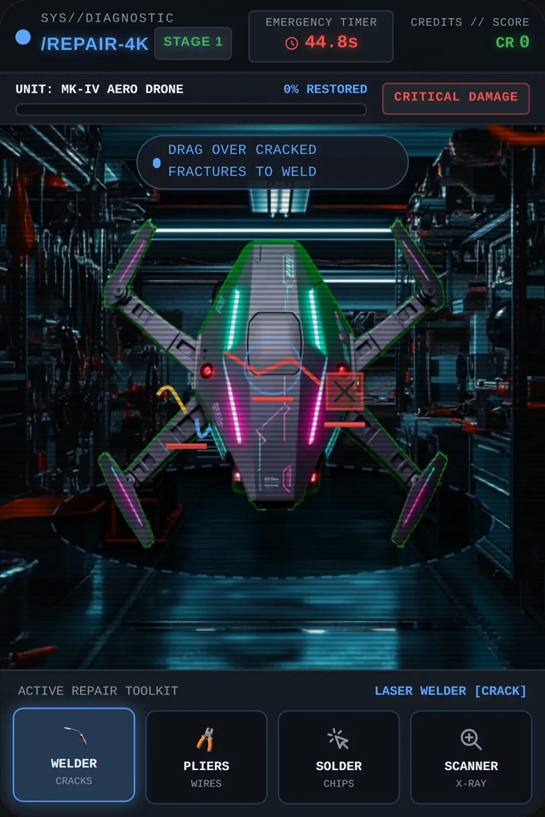 REPAIR DAMAGE 4K // CYBER TECH cover