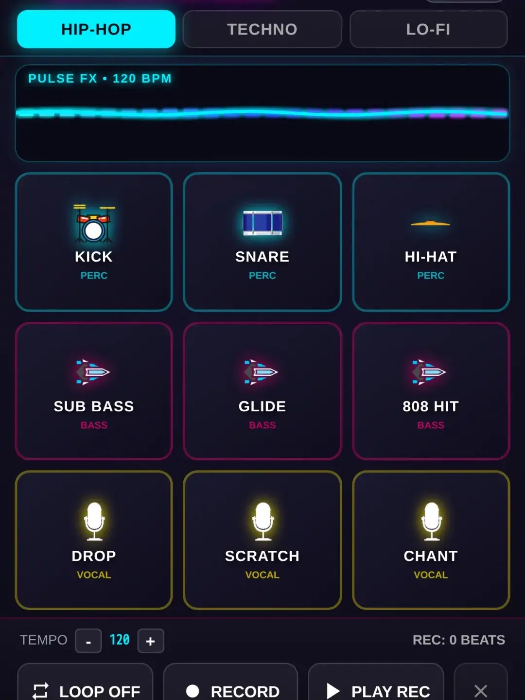 Neon Nightclub Beatbox Studio cover