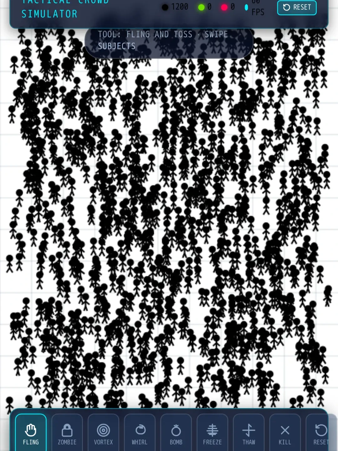 Crowd sim cover