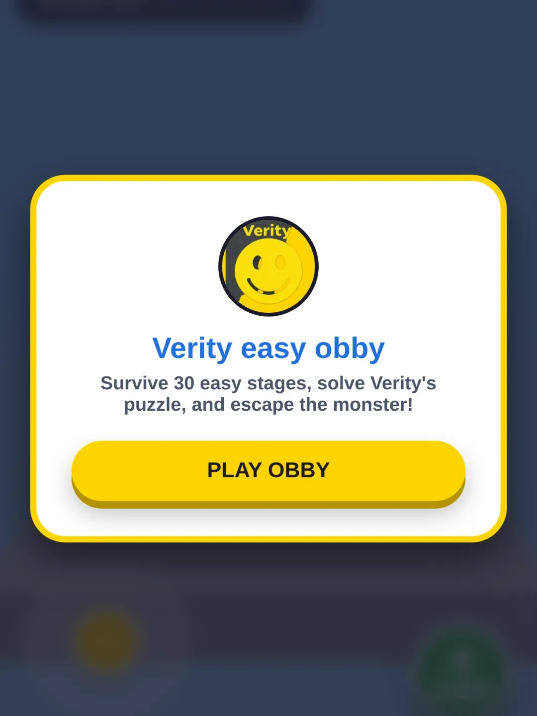 Verity easy obby cover