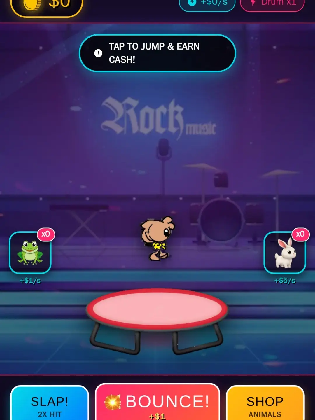 Bounce Drum Hero - Jumping Animal Idle cover