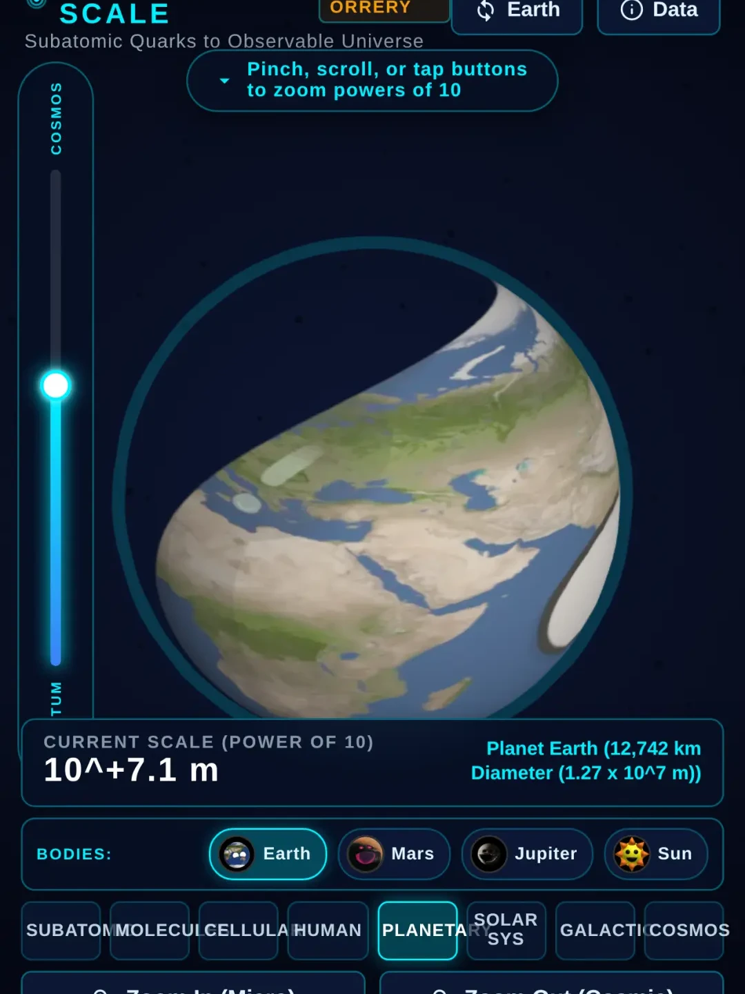 3D Solar System & Cosmic Scale cover