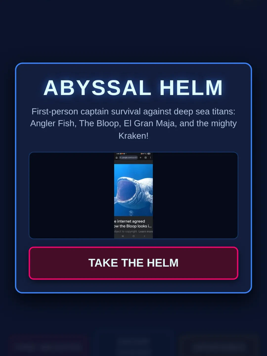 Abyssal Helm - Deep Sea Survival cover