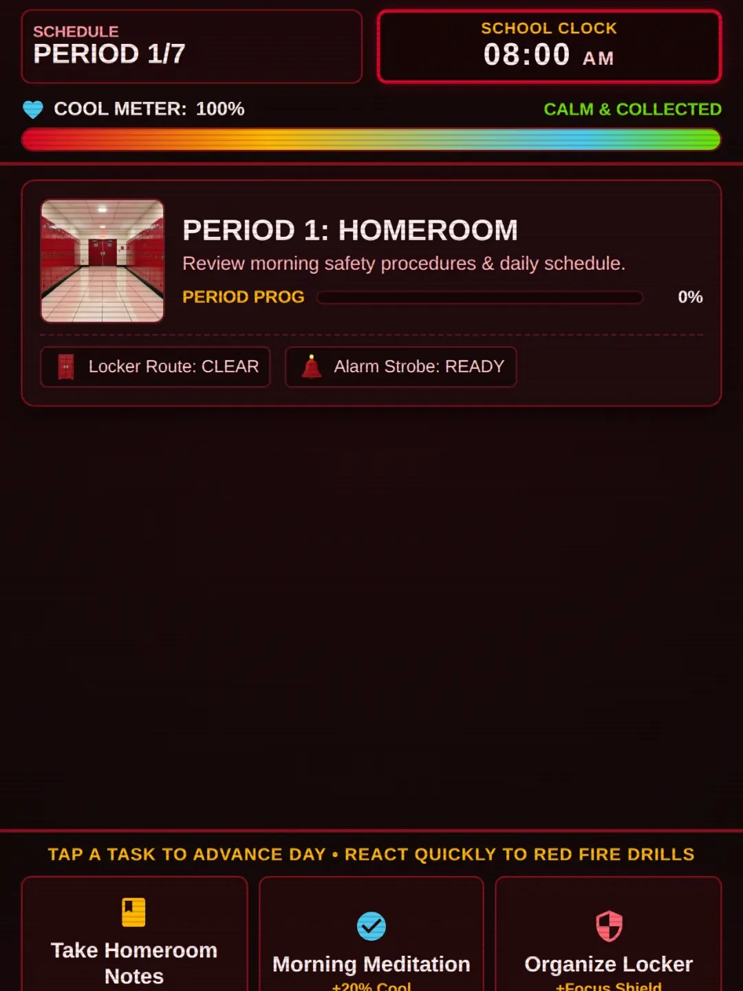 Crimson High: Fire Drill Survival cover
