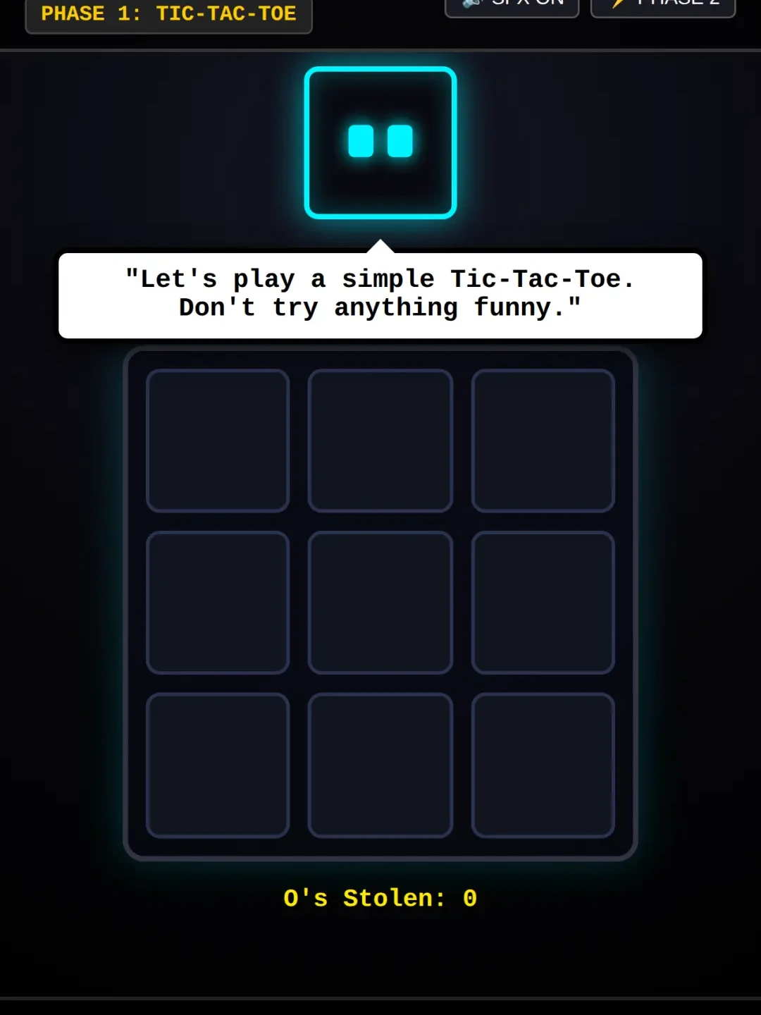 Tic-tac-toe: cube's: LAST BREATH (version 1.1 UPDATED!!!!!) #tictactoe #sans