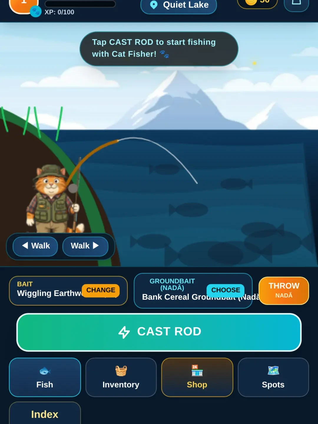 Cat Fisher - Modern 2D Fishing Adventure cover