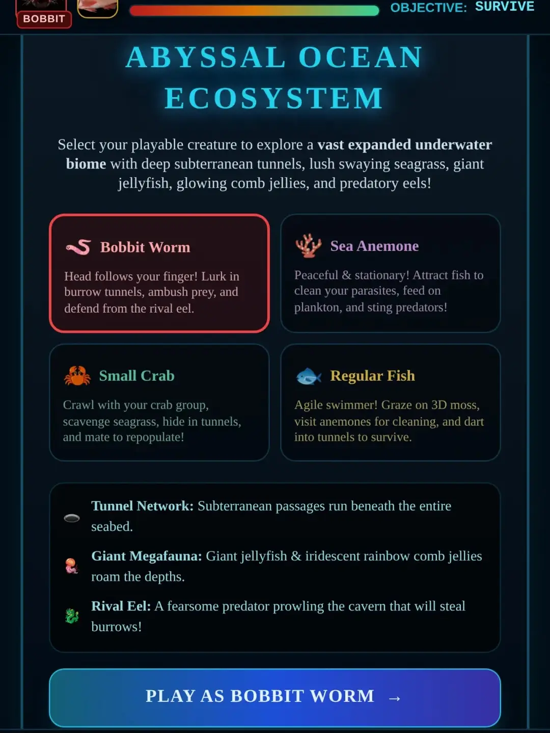 Abyssal Biome: Underwater Ocean Ecosystem cover