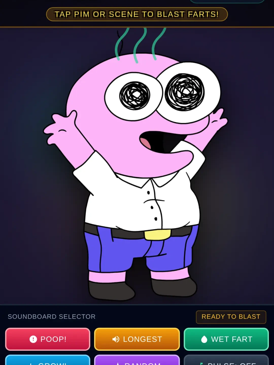 Pim Get Poop?! Fart Soundboard cover
