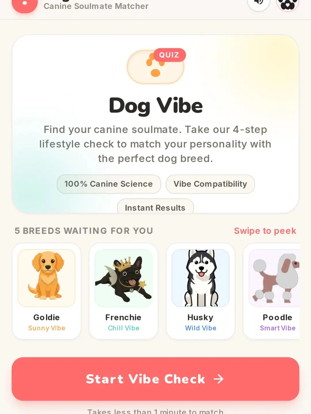 Dog Vibe - Personality Matcher cover