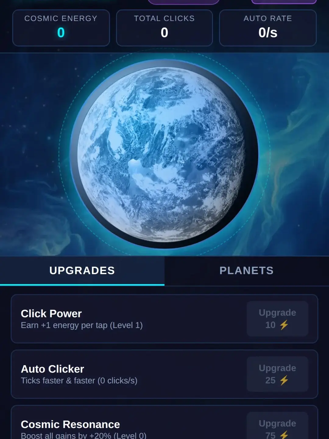 Cosmic Planet Clicker cover