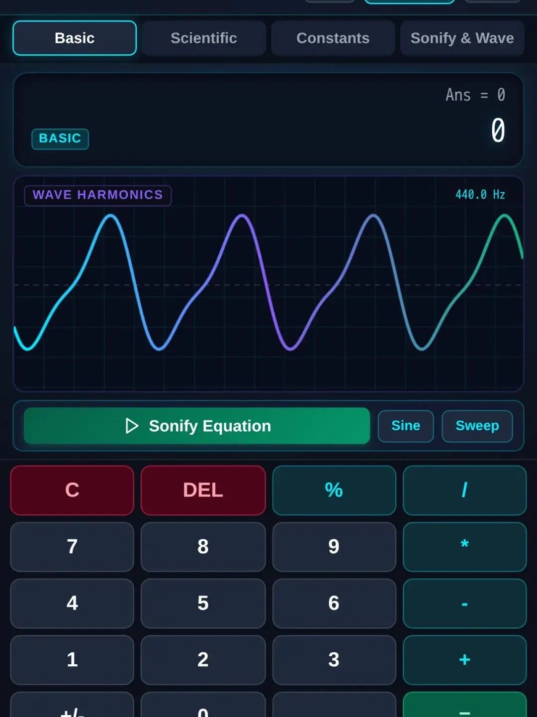 Quantum Math & Wave Calculator cover
