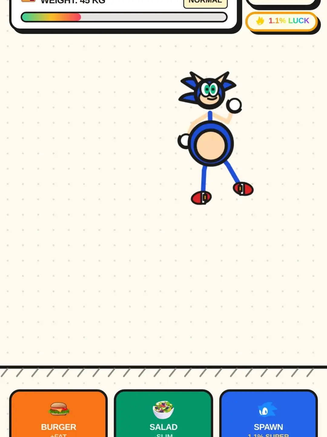 Chonky Sonic Ragdoll