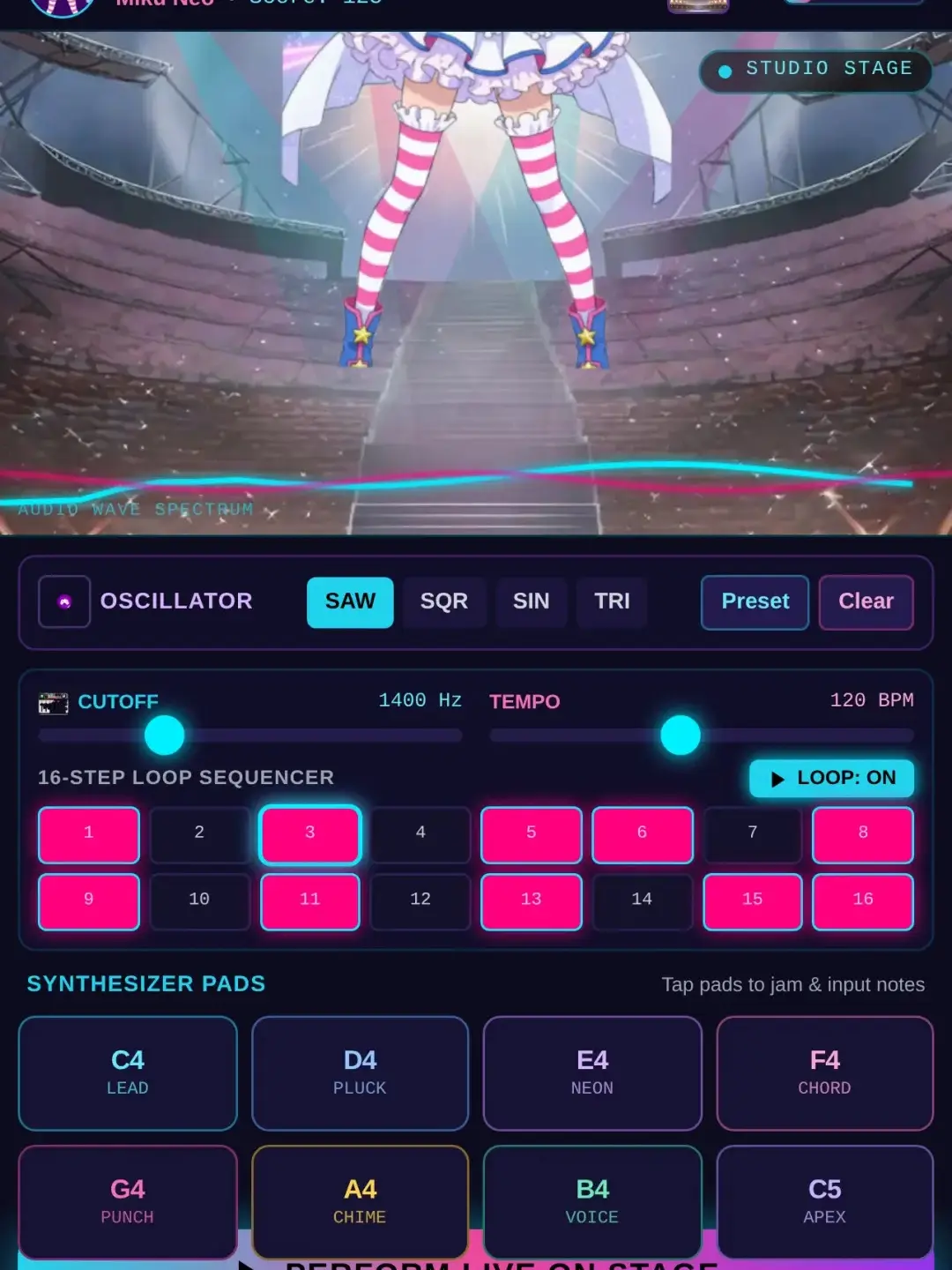 SEKAI SYNTH IDOL cover