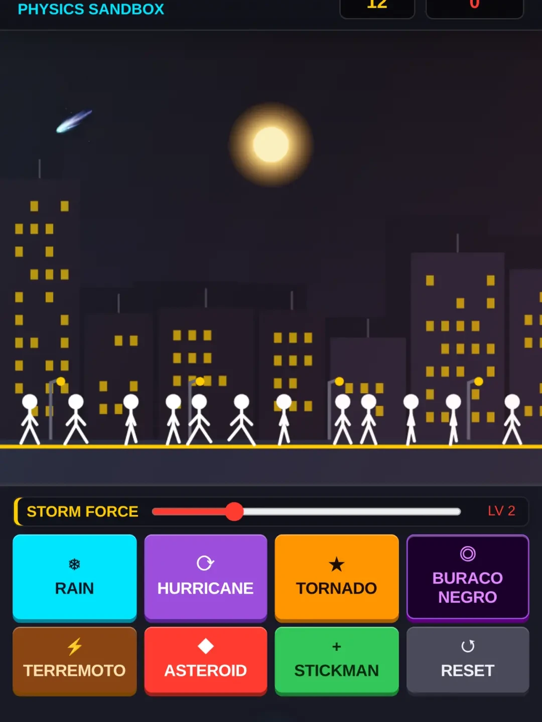 Stickman City Disaster Simulador cover
