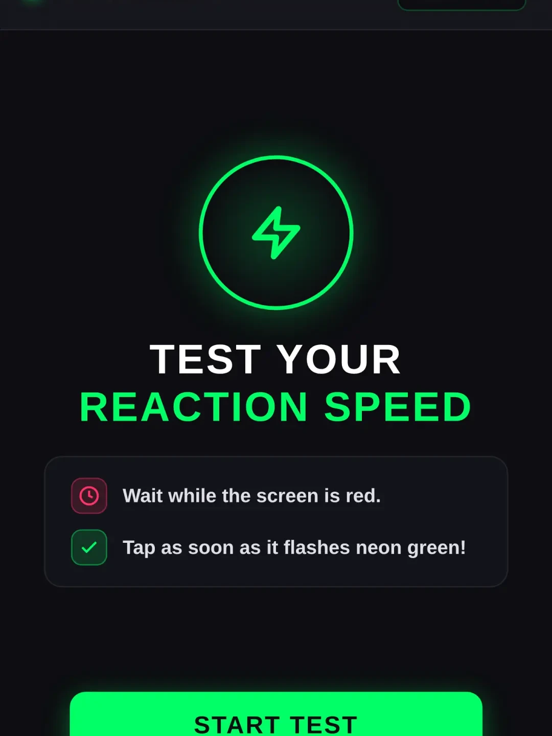 Reaction Speed Test cover