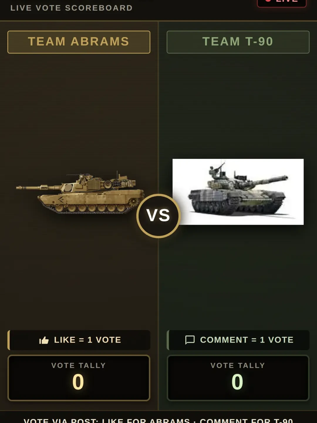 Abrams Vs T-90 Battle cover