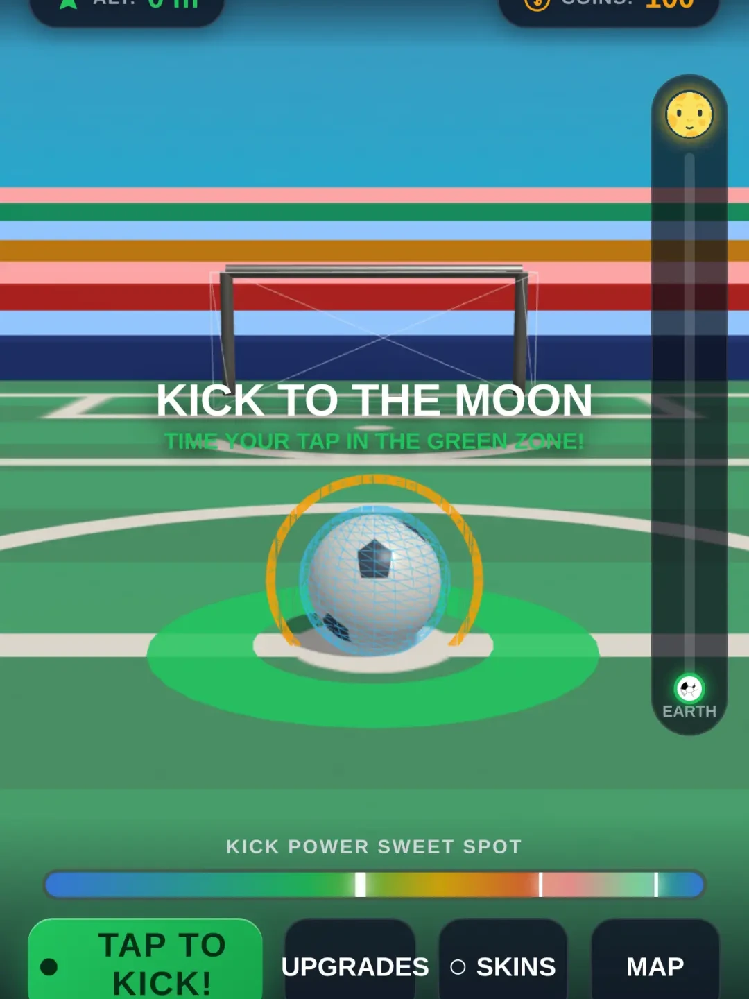 Kick to the Moon 3D #football