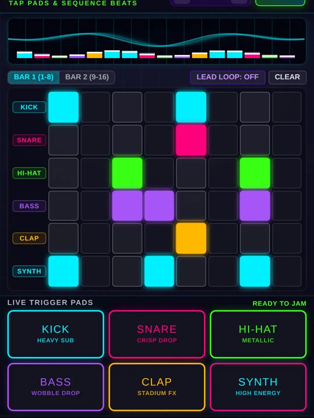 Neon Beat Lab - EDM Beat Maker cover