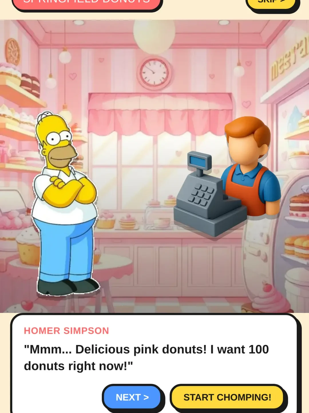 Homer's Donut Frenzy cover