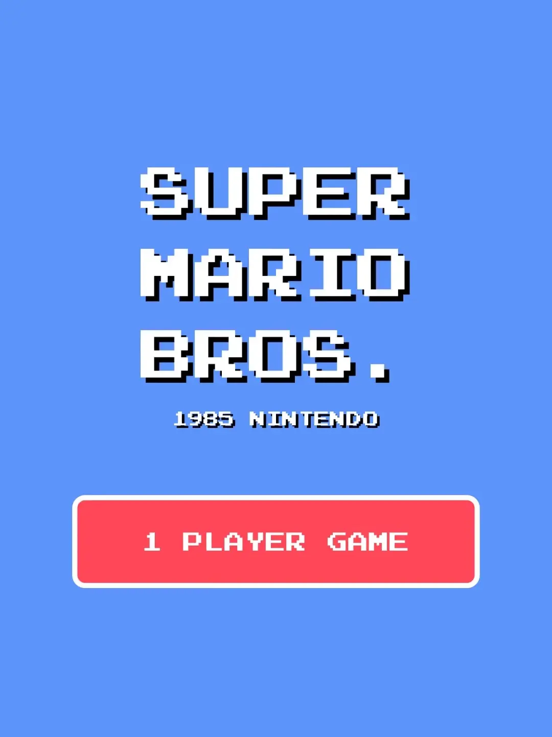 Super Mario Bros cover
