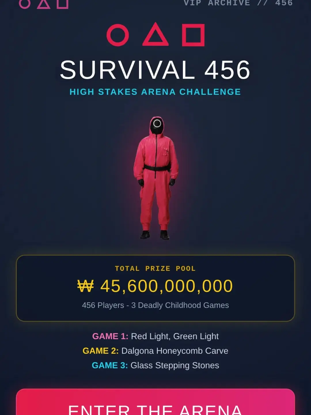 Survival 456 - Squid Games cover