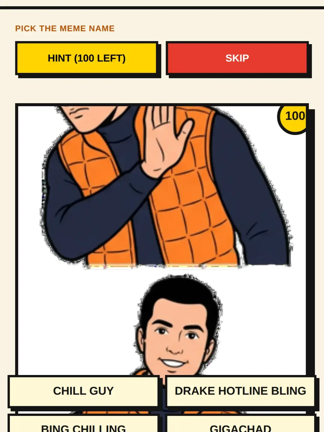 Meme Guessing Game cover