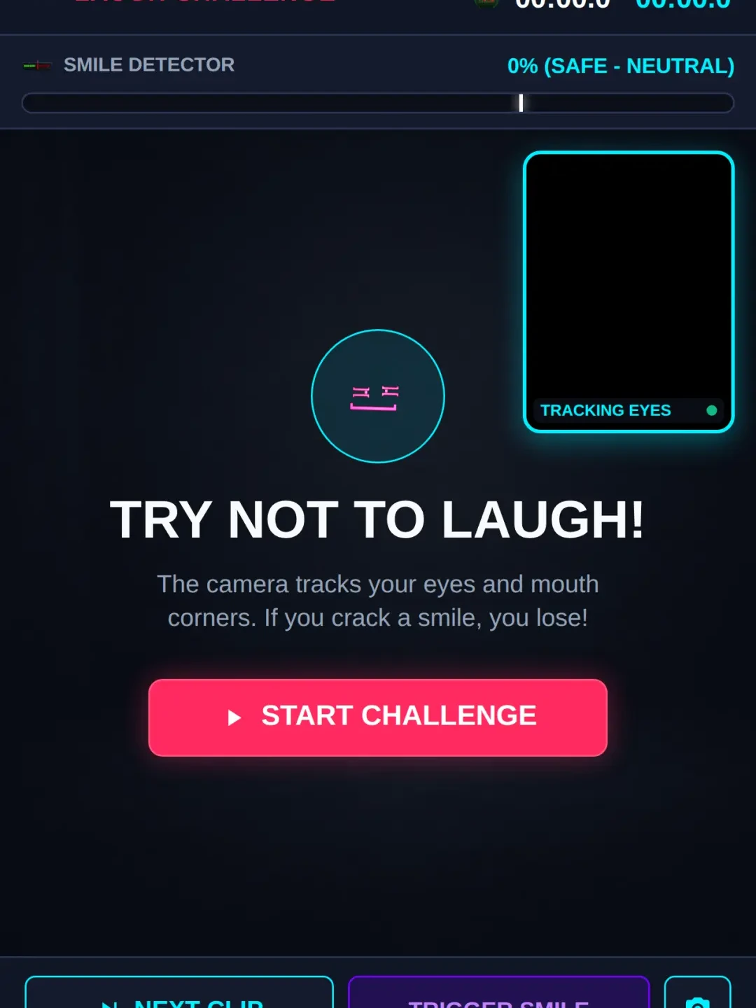 Don't Laugh Challenge - Smile Tracker cover