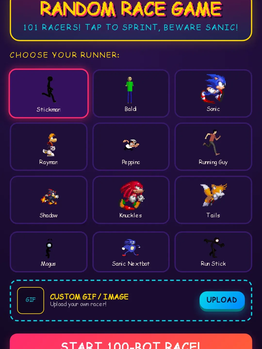 Random Race Game #Racing